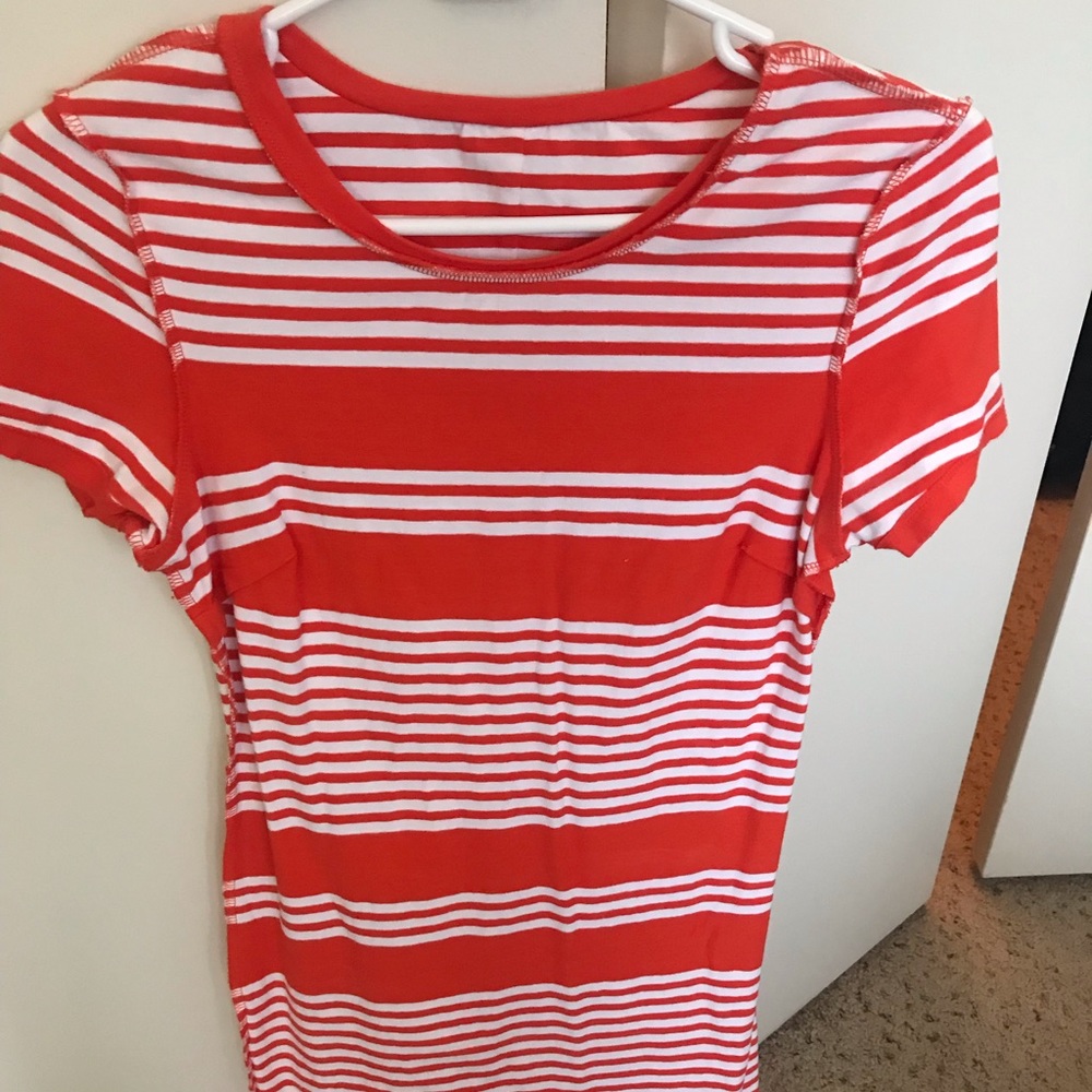 Women’s bodycon striped knee length dress